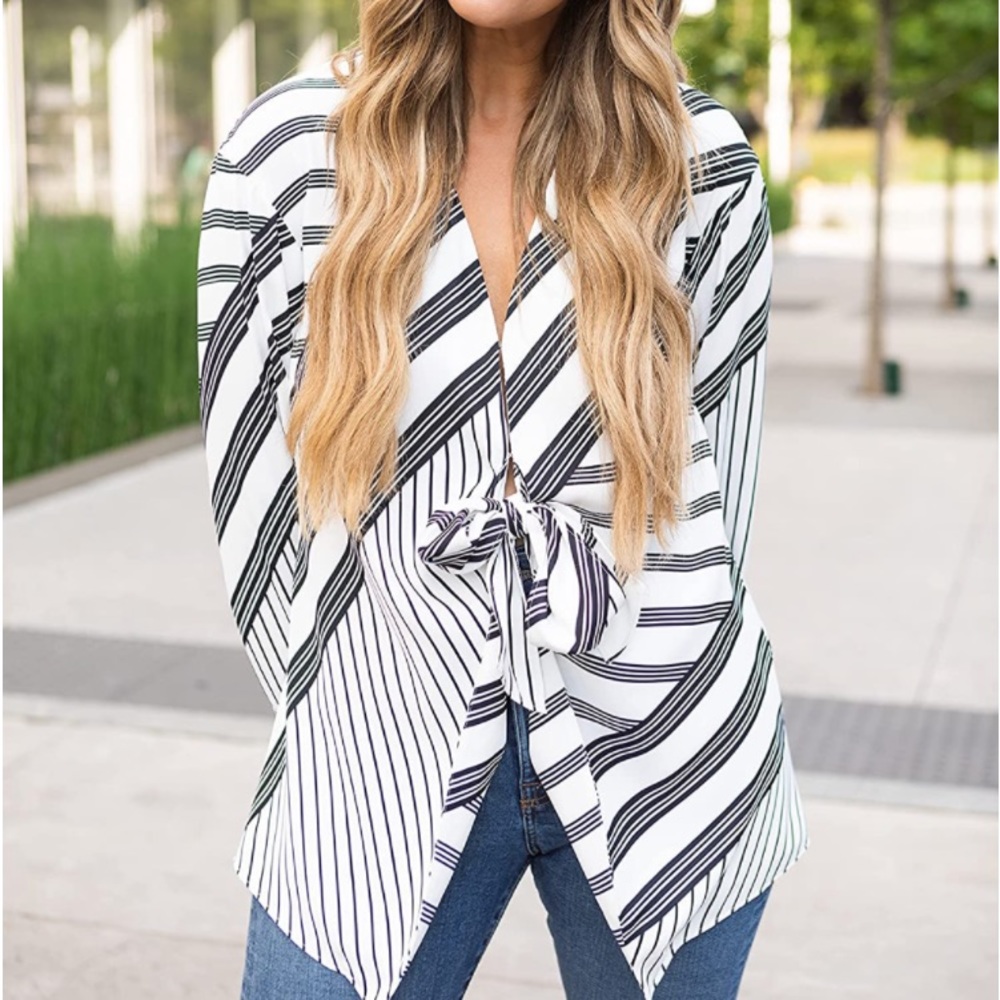 The Drop Women’s Black/White Top